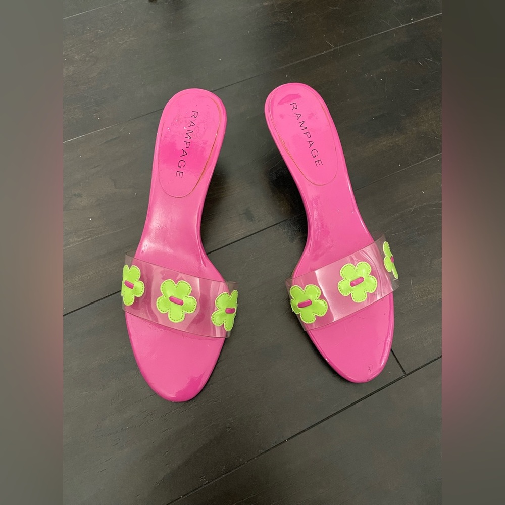 Y2K Flower Heels